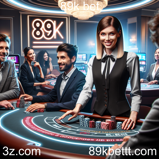 Experiência Imersiva do Blackjack ao Vivo no 89k Bet